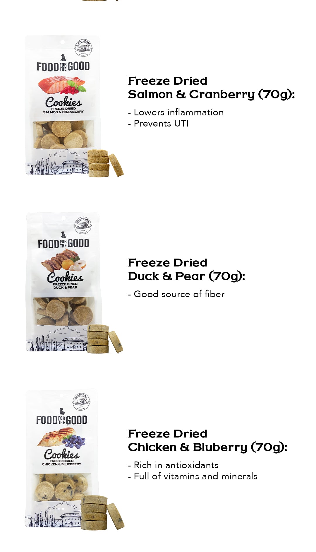 Food for the good Freeze Dried Cookies
