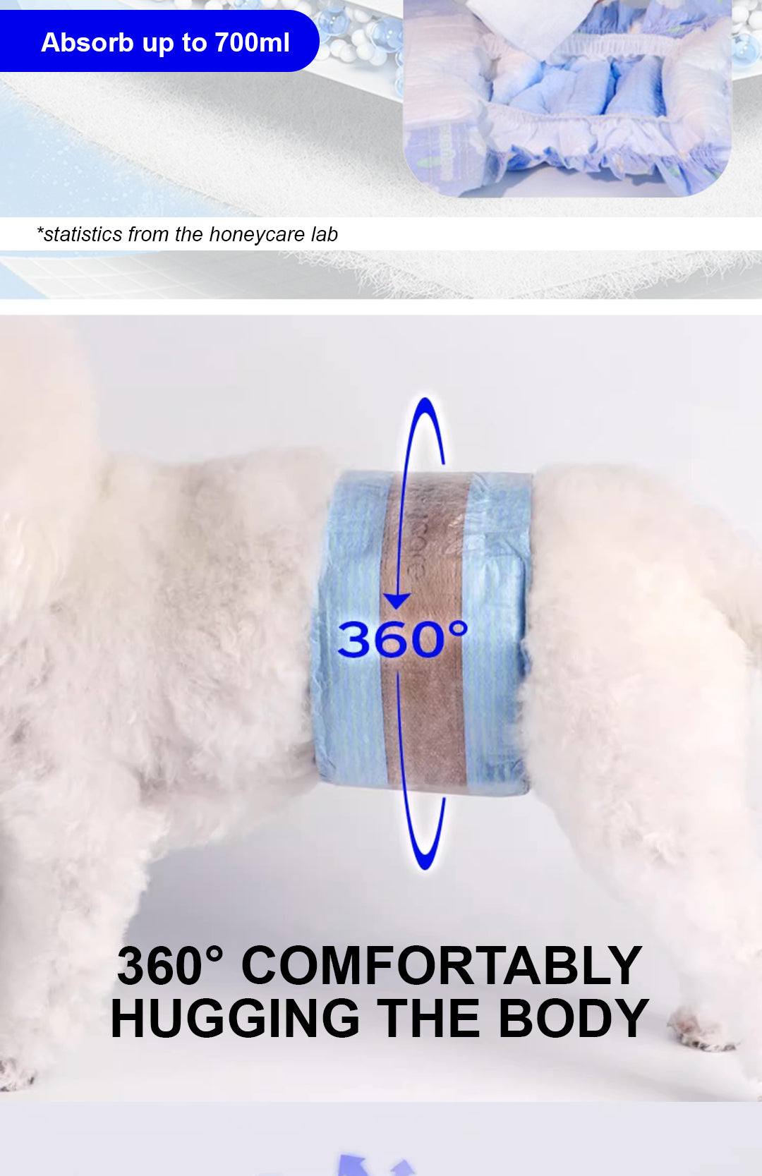 Image of Honeycare Dog Diaper