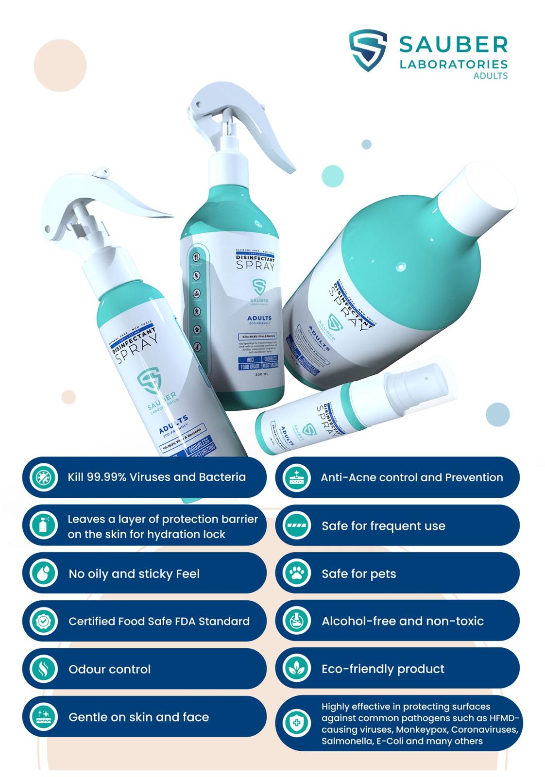 Image of Sauber Disinfectant Spray