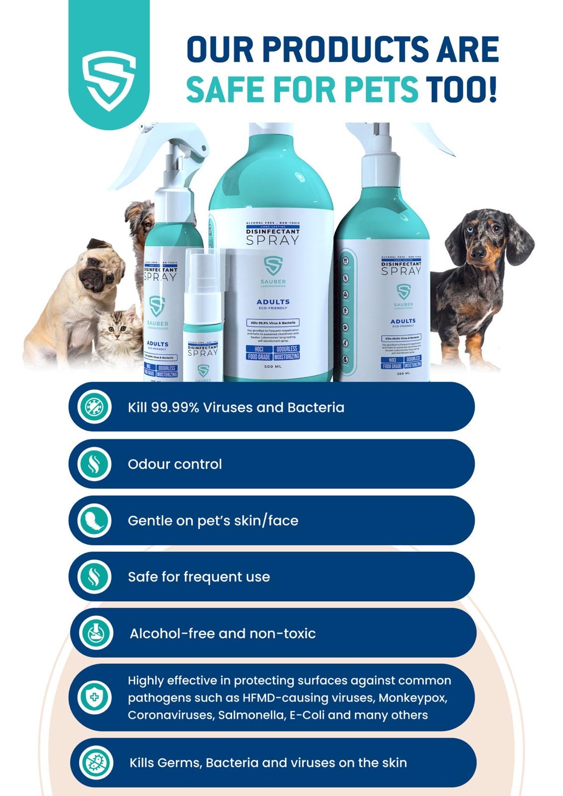 Image of Sauber Disinfectant Spray