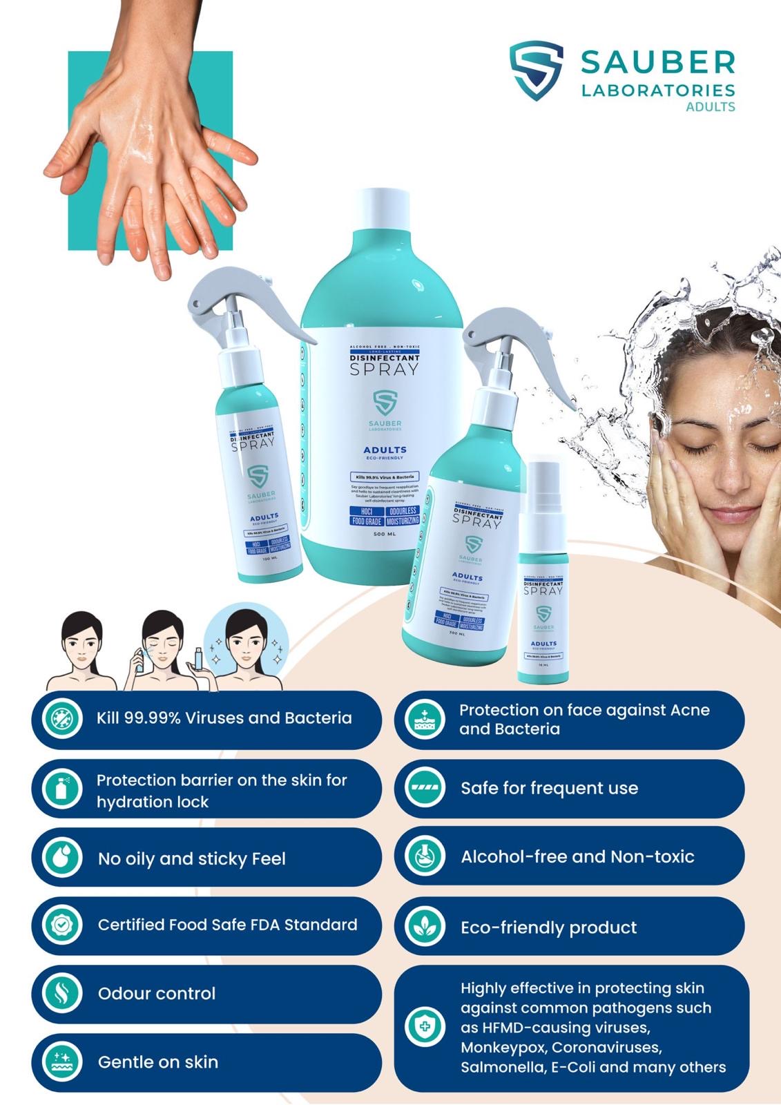 Image of Sauber Disinfectant Spray