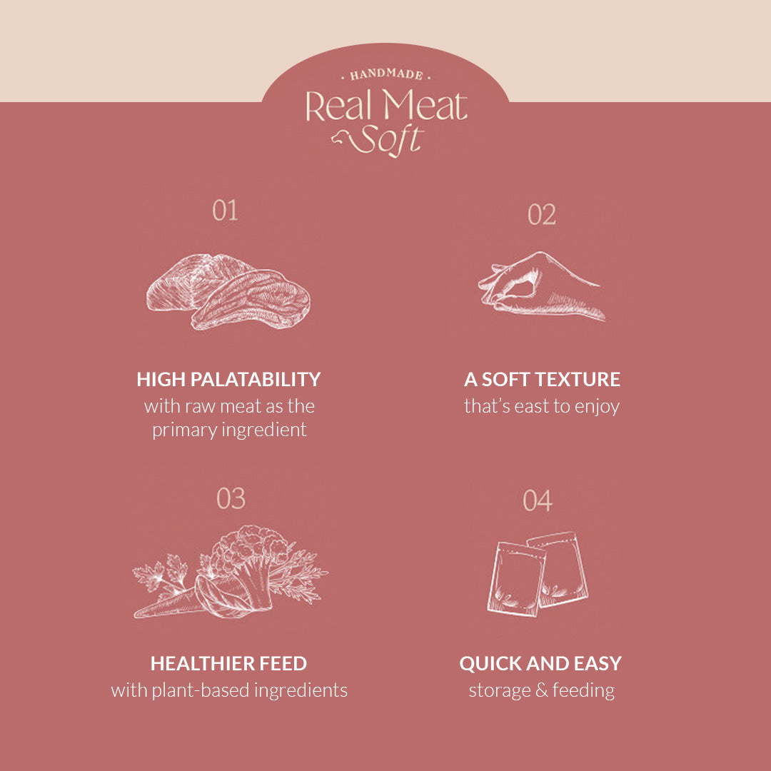 Handmade real meat