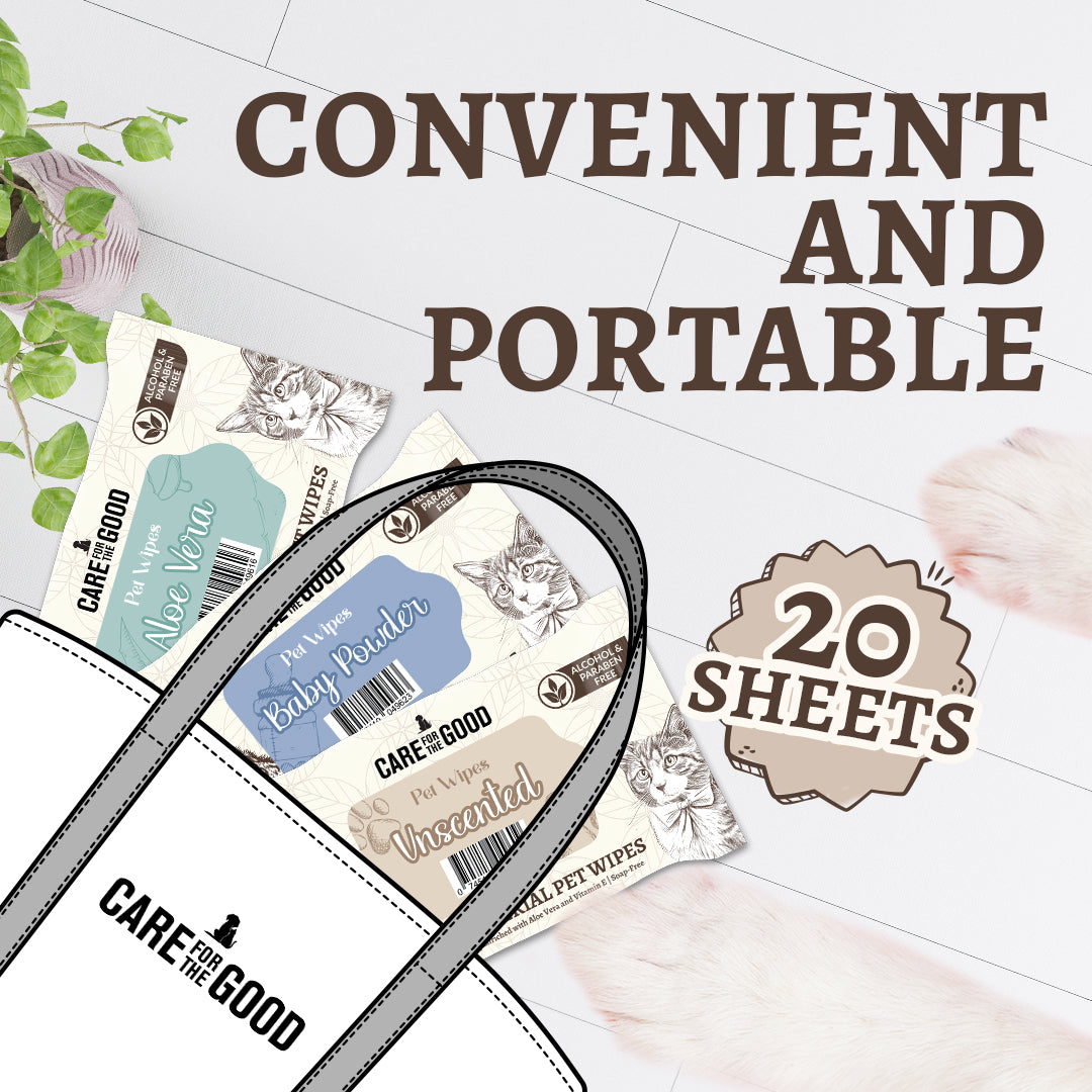 Image of Care For The Good Antibacterial Pet Wipes 20pcs