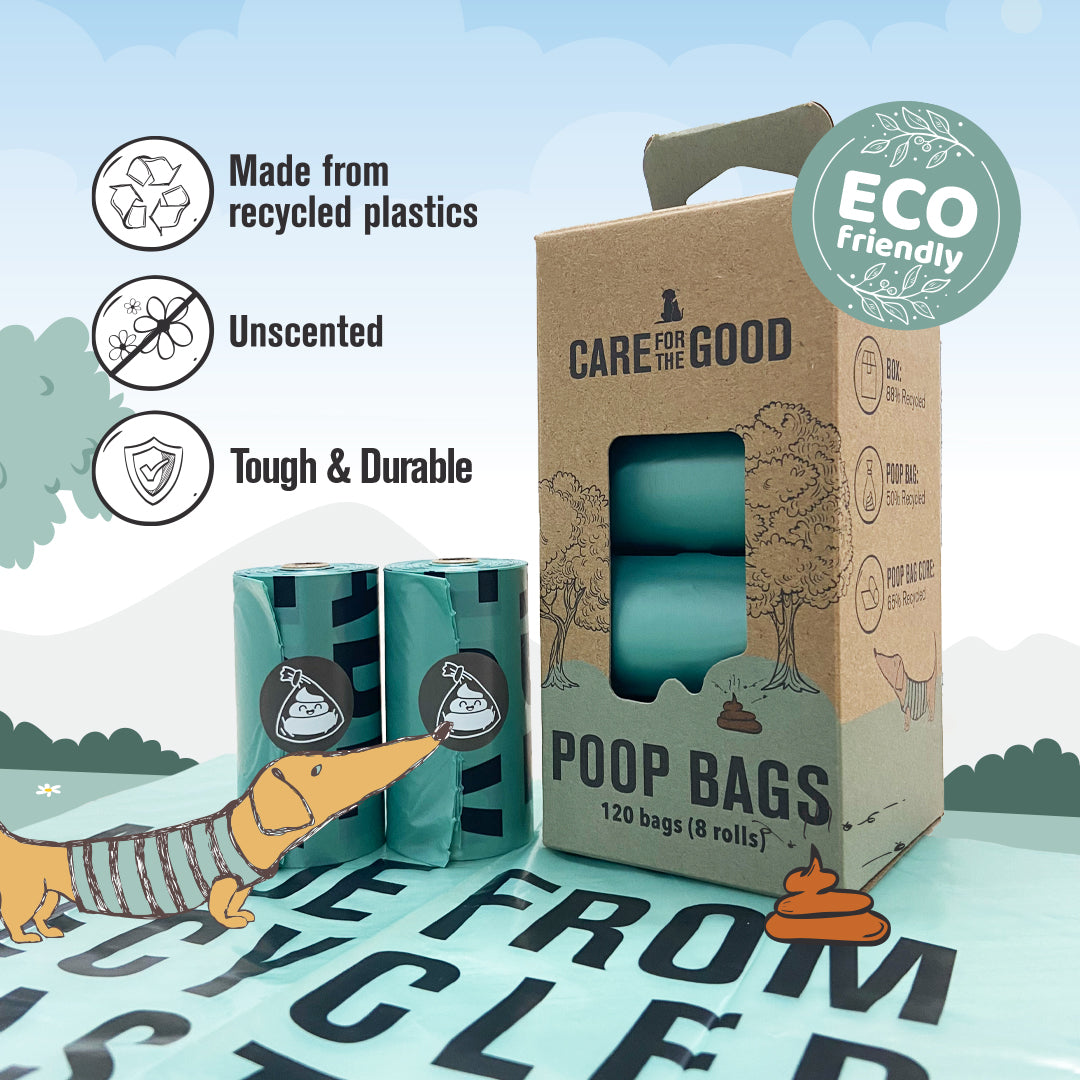 Image of Care For The Good Poop Bags (120 bags - 8 rolls of 15 bags)